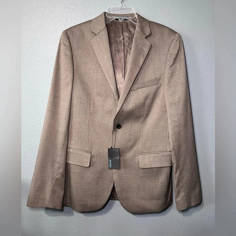 NWT Murano Wardrobe Essentials Mens Blazer Sport Coat Two Button Suit Jacket 42